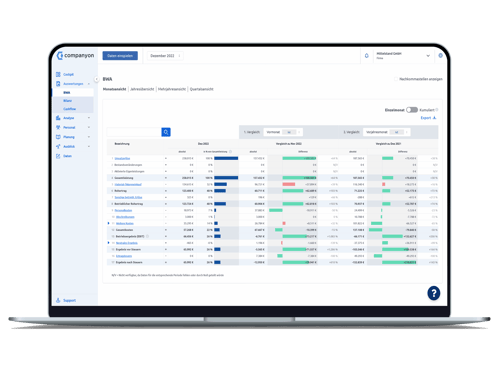 Companyon Controlling Software BWA _s
