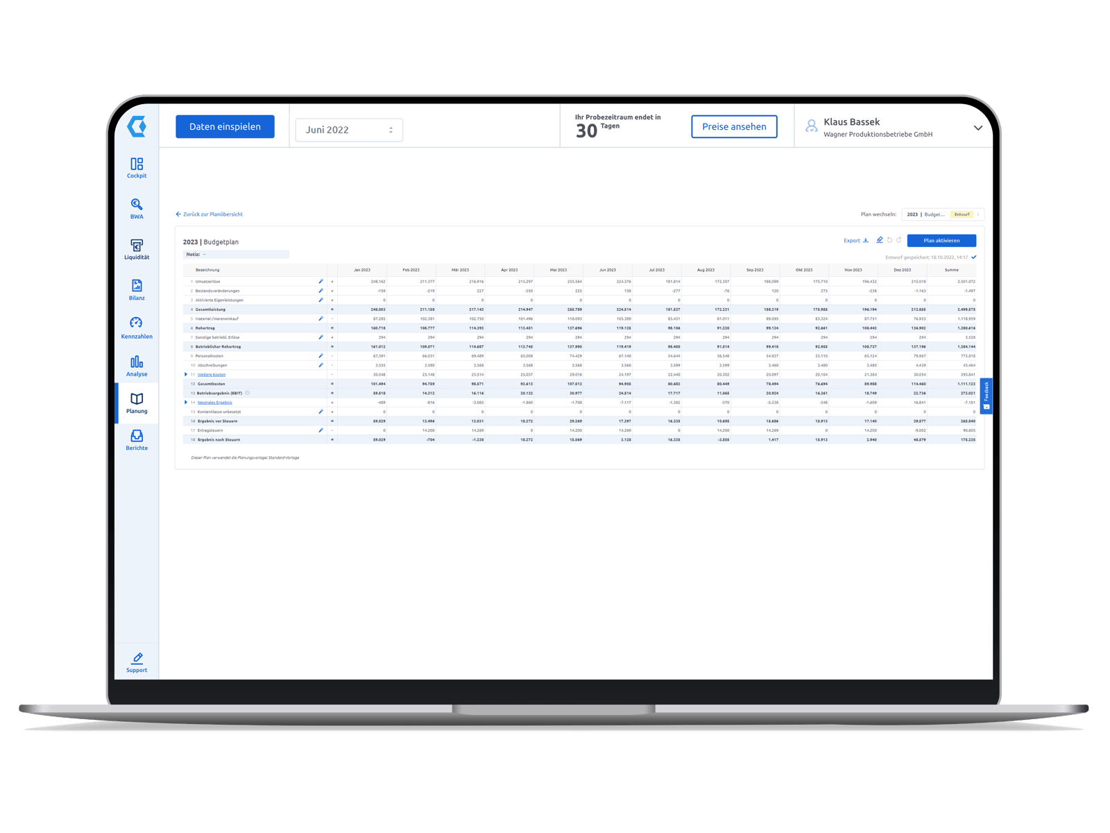 Companyon Controlling Software _ Planung 2022-1