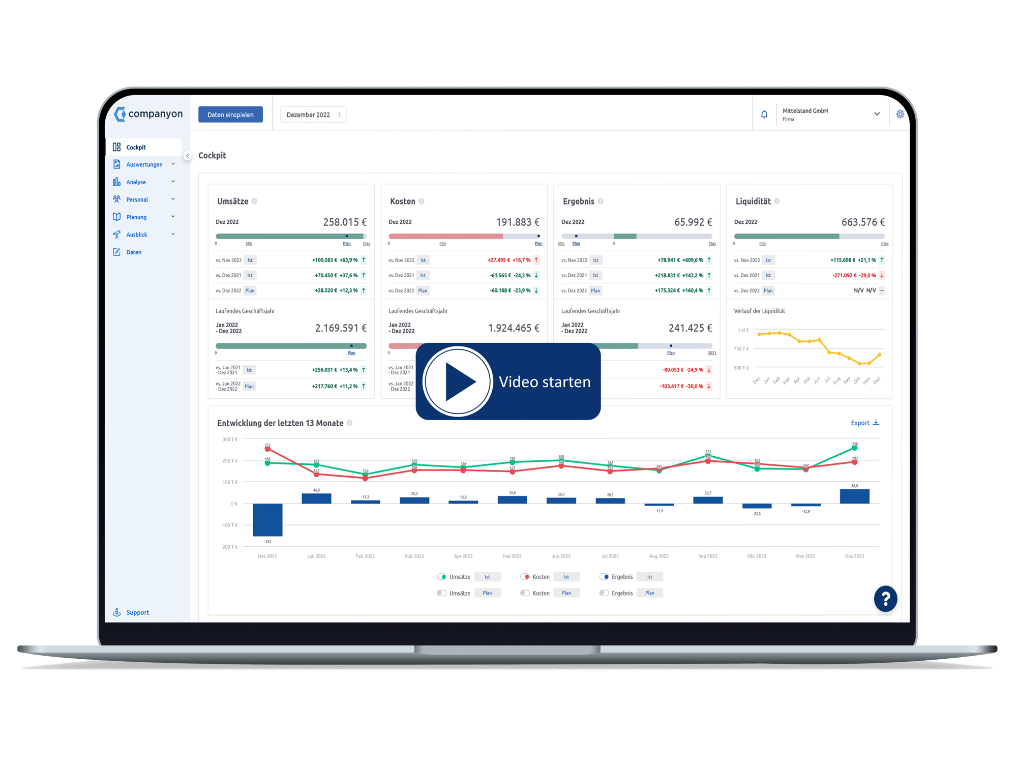 Companyon Controlling Software _ Video Companyon in drei Minuten