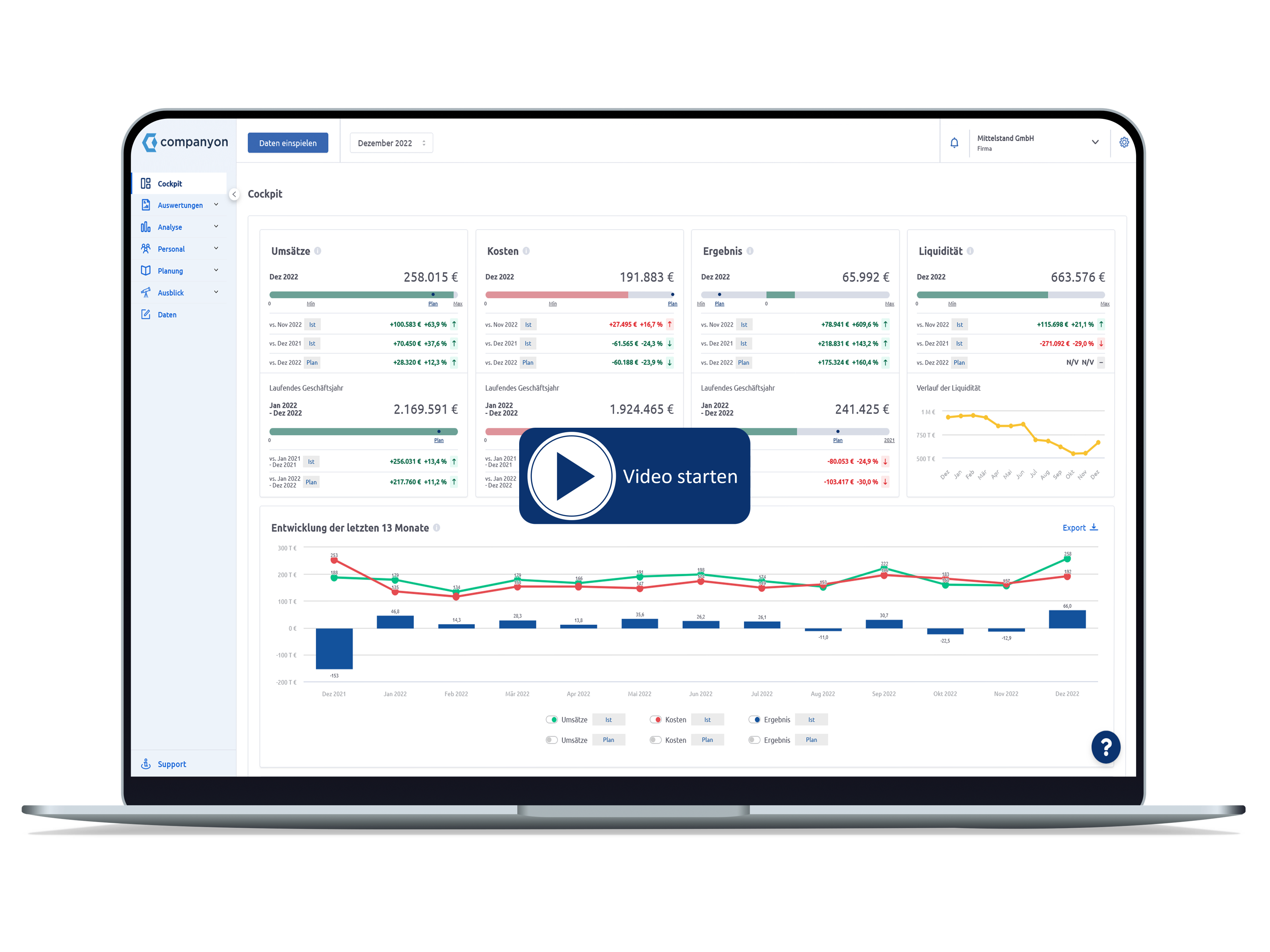 Companyon Controlling Software _ Video Companyon in drei Minuten