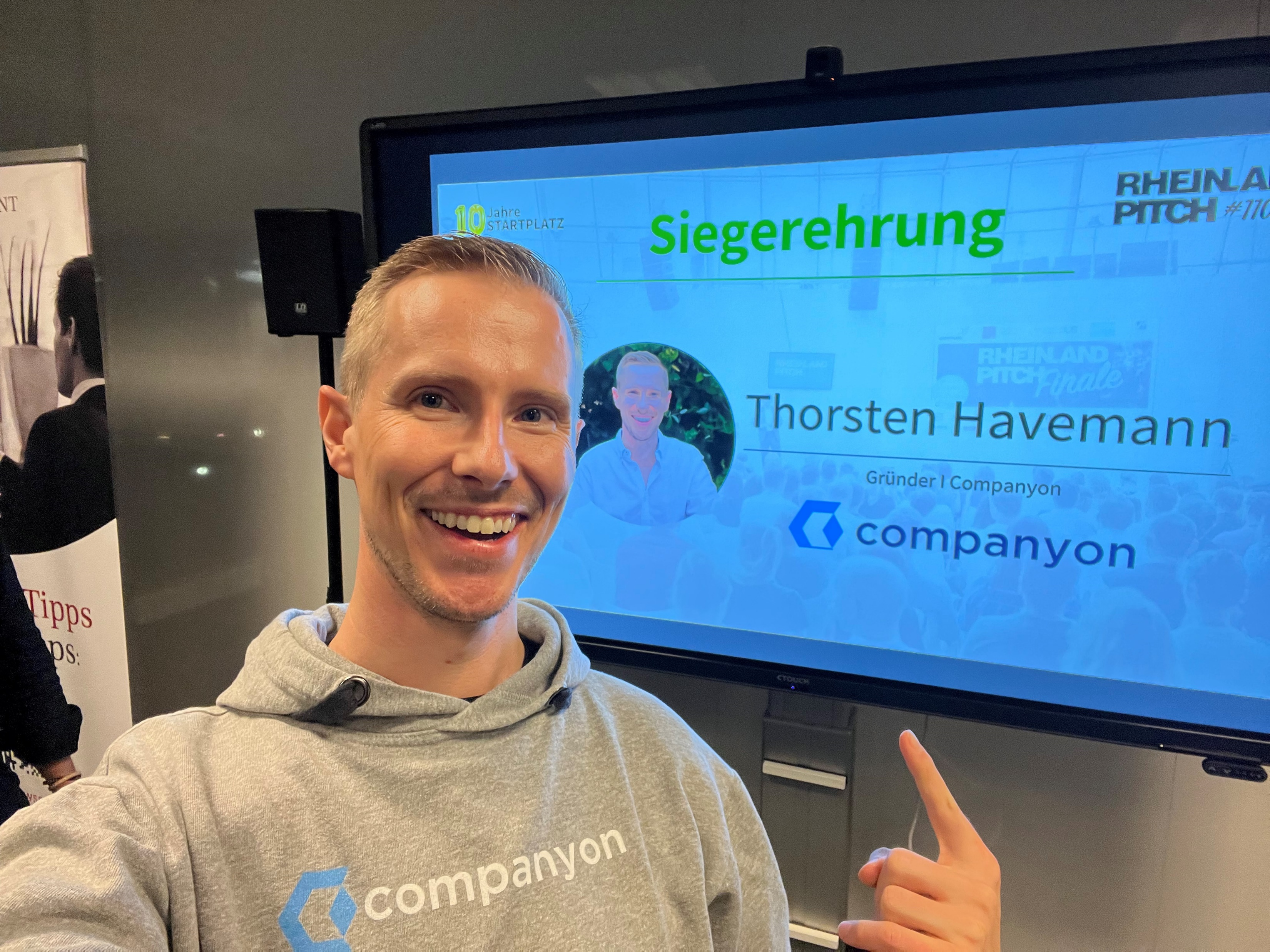 Companyon Controlling Software | Rheinlandpitch 2022 erster Platz Companyon