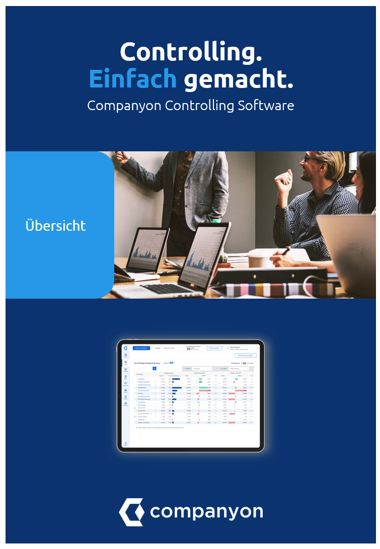 Companyon Controlling Software | Broschüre Übersicht