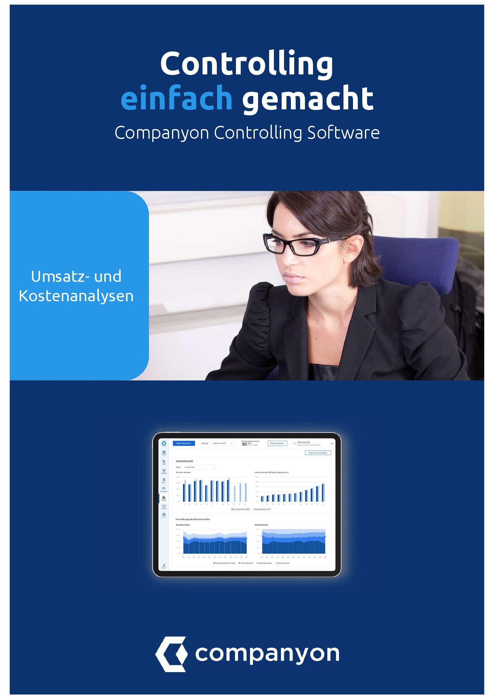 Companyon Controlling Software | Broschüre Analyse