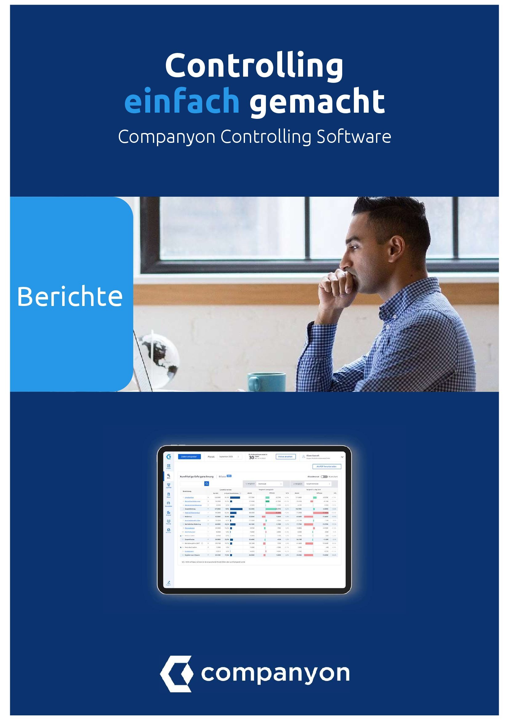 Companyon Controlling Software | Broschüre Berichte
