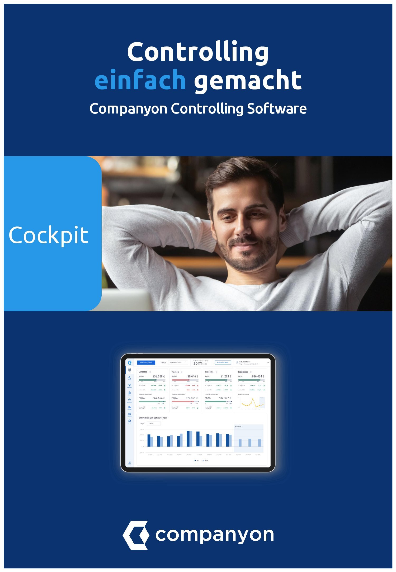 Companyon Controlling Software | Broschüre Cockpit