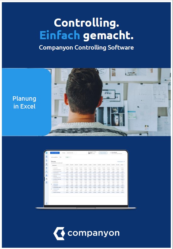 Companyon Controlling Software_Titel Broschüre Planung in Excel
