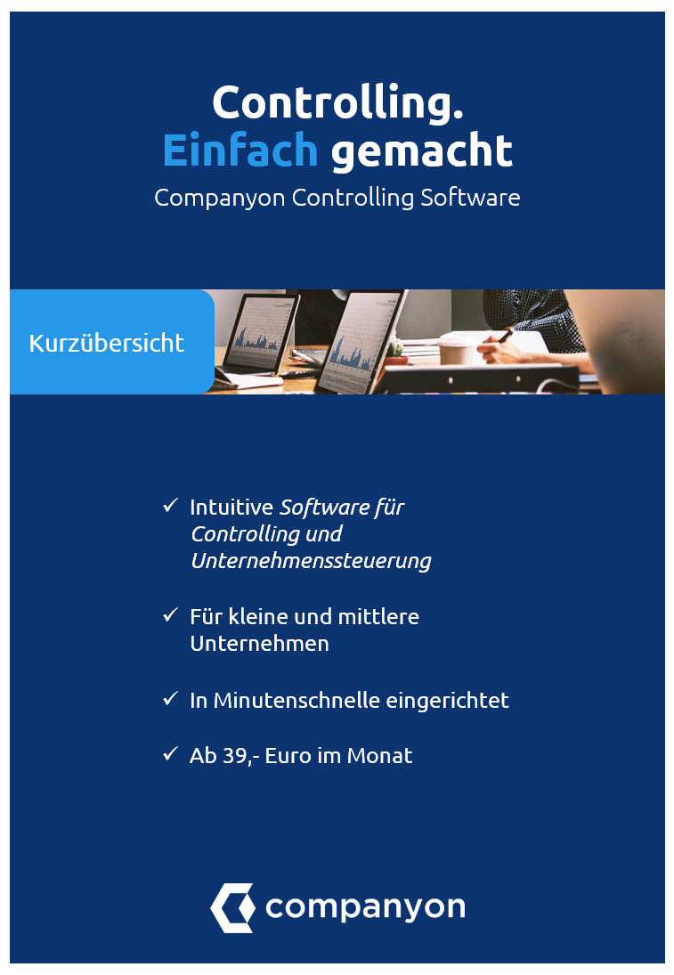 Companyon Controlling Software | Broschüre Kurzübersicht